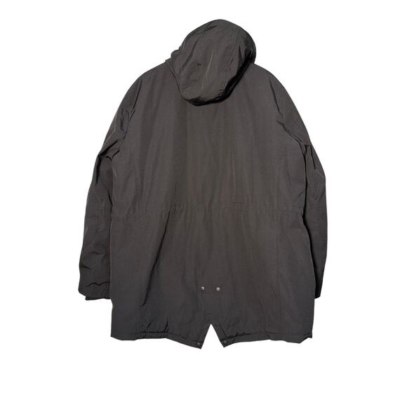 Levis Coat Parka Men XXL Blk Hooded Sherpa Lined Full Zip Snap Work Winter Field - Picture 3 of 8